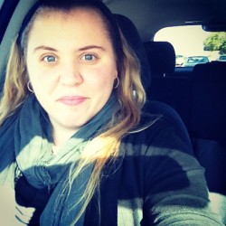 #selfie #blonde #blueeyes #car #stpete #florida #longhair #blue #scarf #winter