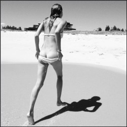 Trying to steal ladies bikini bottoms? That Atlantic Ocean is a pervert! by Derek Blasberg (Meadow Lane, August, 2013)