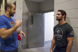 Want to go practice some “wrestling moves” with me Seth?! -Cesaro