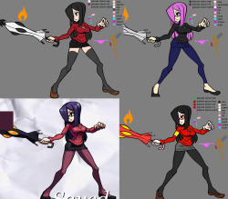 eu03:  Since everyone is uploading their old junk from Skullgirls, here are some of the old stuff from me that never made it into the final release of the game.  Can you guess what they’re a reference to?  I’d like to get some of these back in at