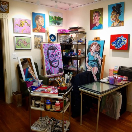 This last year i finally got an art studio and participated in open studios.  Later this month I&rsquo;ll be participating the Boston Art Battle Sunday Jan 26 at Aeronaut Brewery.    I&rsquo;m not where i want to be entirely but i keep trying.  One foot