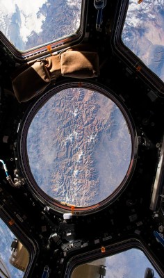 n-a-s-a:  The Earth view from the cupola onboard the International Space Station. NASA astronaut Scott Kelly tweeted this image with a comment on May 14, 2015: “My first look out the window today.   