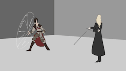 vividhotsexy:  duboiscatherine:My favourite part of Castlevania are the sweet fight scenes. I can’t make anything that crazy but I had fun making a little something. 