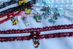 kittenribbonsshop:  Here is a taste of our Eeveelution range! Get your favourite now at kittenribbons.bigcartel.com