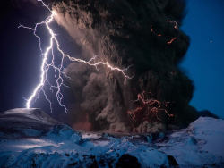 The gods are restless (eruption of Eyjafjallajokul volcano ~ Iceland