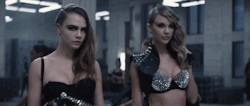 Cara Delvingne &amp; Taylor Swift - Bad Blood. ♥  Oh lordy! I want to be a bad girl. Sooo sexy. ♥