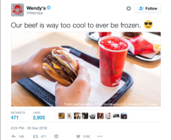 thespectacularspider-girl: buzzfeed:  weirdbuzzfeed: Wendy’s Owned A Twitter Troll So Hard They Deactivated Their Account rekt   I already loved Wendy’s lol XD