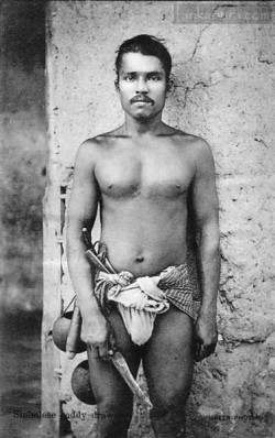 Sri Lankan Sinhalese man, via Historic images of Ceylon.
