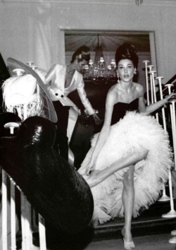 conorphillimore:  Elle Macpherson and Carla Bruni for Christian Dior SS 1995 by Pamela Hanson 