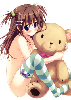 Here. Have some innocent Teddy Bear hugging!