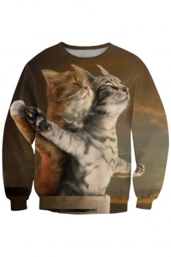 thestrengthfrom: Lovely 3D Sweatshirts For U  Titanic Cat // Galaxy Cat   Rihanna // Mr.Cat  Color Block Wolf // Cat  My Neighbor Totoro // Cat   Plaid&amp;Bow Tie // Sailor Moon Which one is your fav? 