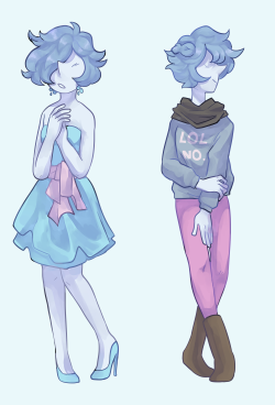 glitteropal:  i love blue pearl in different outfits?? also this took 3 days cause im so lazy