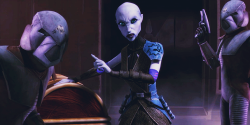 stillwinterair:  &ldquo;Once, I was just like you… but I’m not that person anymore. Now, I have a future.&rdquo; Asajj Ventress in s4e20 - Bounty 