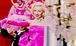 vintagegal:  &ldquo;I want you to find happiness and stop having fun.&rdquo; Marilyn Monroe and Jane Russell in Gentlemen Prefer Blondes (1953)