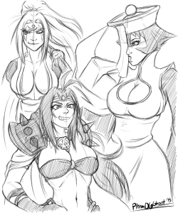 pltnm06ghost:  It’s been a while since I’ve drawn these awesome ladies.It’s also been a while since I’ve drawn boobs.So uh……… boobs : D 