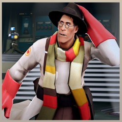fortyeahteamfortress2:  With the 50th anniversary of English cultural landmark Dr. Whoa Doctor Who upon us, I’d like to spotlight a set in the Steam Workshop inspired by the classic regeneration most people think of when they think of Doctor Who: The