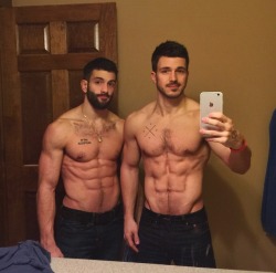 drwannabe:swolemates Justin and Nick (last names?)  @justinick_pgh