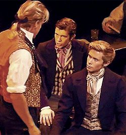 courfeyracs:  favorite 2013-2014 cast moments | rob houchen’s “bitch, i told you i’m in love, you best respect” face 