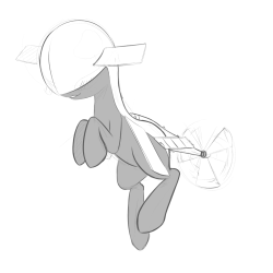 texdrawings:  Anonymous wanted drone pony. http://thesassyjessy.tumblr.com/ drew the original design I think. 