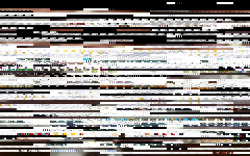 yearoftheglitch:  Submission from Jesse Wagstaff  Macbook Pro Graphics Card Glitch Was going through an old website and came across a swf file that when viewed directly in the Chrome web browser caused my graphics card to glitch out and display a garbled