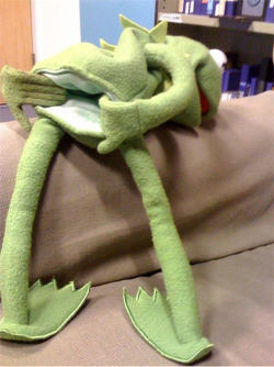 gotcelebsnaked:  Kermit the Frog - Leaked Nude.  Lmao