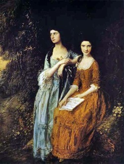 Thomas Gainsborough (Sudbury, Suffolk, 1727 - London 1788); The Linley Sisters (Mrs Sheridan and Mrs Tickell); 1772