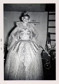  Irma The Body Candid backstage photo from June ‘57, scanned from my personal collection.. 