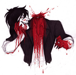 kaalashnikov:Guro Challenge Day 2: Decapitation now obviously I wasn’t going to get through a guro challenge without drawing Hellsing at least once. Maia and I watched the ova recently and when he was like ‘oh that was fun, I haven’t got my head