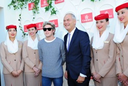 JANUARY 30: Niall Horan of the band One Direction poses for photo at the Emirates Suite during the 2015 Australian Open at Melbourne Park on January 30, 2015 in Melbourne, Australia. 
