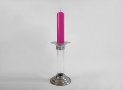 fatbodypolitics:  smart-and-trashy:  I just made a gif edit of this amazing Rekindle Candle by Benjamin Shine and thought I’d share the non-animated version as well.    &ldquo;The Rekindle Candle is a candlestick holder which collects the melting wax