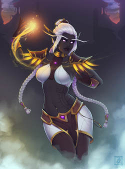 zepht7: My nightborne beauty is currently up for adoption, in need of a good home :) Fixed price of 货 (Paypal only). If interested send me an email at zepht7@hotmail.com Terms: Upon payment you’ll receive the full res illustration. (3401x4596)