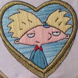 prodigioustrash:All done!💖Custom Arnold patch, just need to cut it and back it🙌 