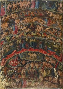 discardingimages: nine circles of Hell Dante Alighieri, Divina Commedia, Italy c. 1420-1430 BnF, Italien 74, fol. 1v 