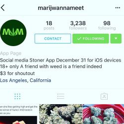 Cool stoner meet type app. Check them out!!!  @marijwannameet  @marijwannameet  @marijwannameet  @marijwannameet  @marijwannameet