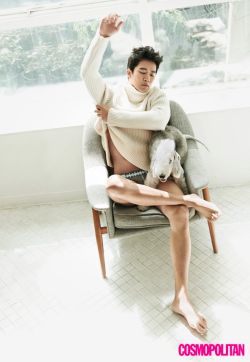 asia247: Ha Seok Jin: Cosmopolitan October, 2015 
