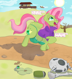 saggislapsdojo:  Hows your summer going? It seems to be going good for Master  Saggi so far, but Ponyville is quite a walk away. 