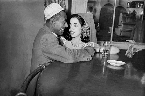 Frank Horvat, Hostess and customer in a night club, Cairo, Egypt, 1952 Nudes &amp; Noises  