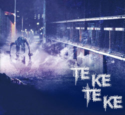 Teke Teke is the ghost of a Japanese schoolgirl who roams the train stations of Japan. In life, this girl was a scardey cat and people are always playing practical jokes on her. One day at the train station after school, her friends decided to put a cicad
