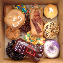 bardockpunk:  ditzeyy:  ruinedchildhood:  There is so much beauty in the world    &ldquo; heavy breathing&rdquo;  Oh VooDoo Doughnuts. I love it when I go there. 