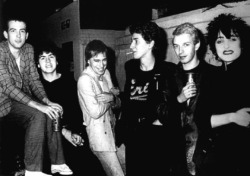 Robert Smith, Lol Tolhurst with Siouxie &amp; The Banshees