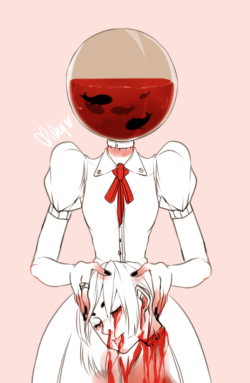 milkywaymoe:  Guro Challenge!  http://theartreferences.tumblr.com/post/32757979530/33-day-guro-challenge #2 Decapitation ! Yes, it’s really creepy but.. It’s fun too » 