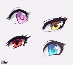 eyes and lips doodles