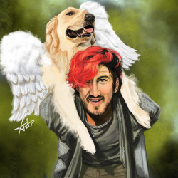 fooiesaurusrex:  Happy Birthday @markiplier! I hope you have the best day ever! You have been working so hard over the last month, you deserve the very best and more! Love you!!Here’s some digital art I did of you and Chica a while back.(I know its