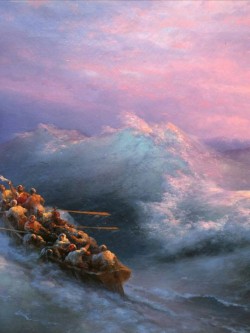 detailedart: Details of various affections for the sea and the ships, Ivan Aivazovsky, 1817-1900