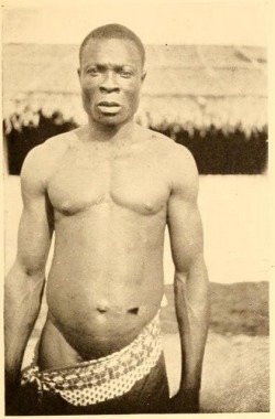 Nigerian Ekoi man, from In the shadow of the Bush, by Percy Amaury Talbot. Via Internet Archive.