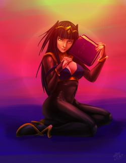 candybaggins:  Tharja.Based on this pose  