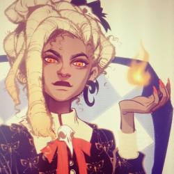 fryingtoilet:  🔥 #GrimoireNoir #girl #witch #fire #characterdesign #art #PHOTOSHOP #kylesbrushes 
