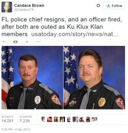 adebisisdicksweat:  phoeni-xx:  chubby-bunnies:  iwriteaboutfeminism:  Here’s the USA Today article to find out more.  #hoodsoff  Do you hear this “it’s not about race” folks?? The police CHIEF, the person in charge of the pigs, is a fucking KKK