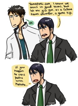 niuniente:Because Haru confirmed that Makoto’s “personality changes completely” when he played The Survival Game.