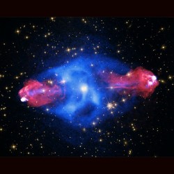 Light from Cygnus A #nasa #apod  #cygnusa #galaxy #universe #space #astronomy #science